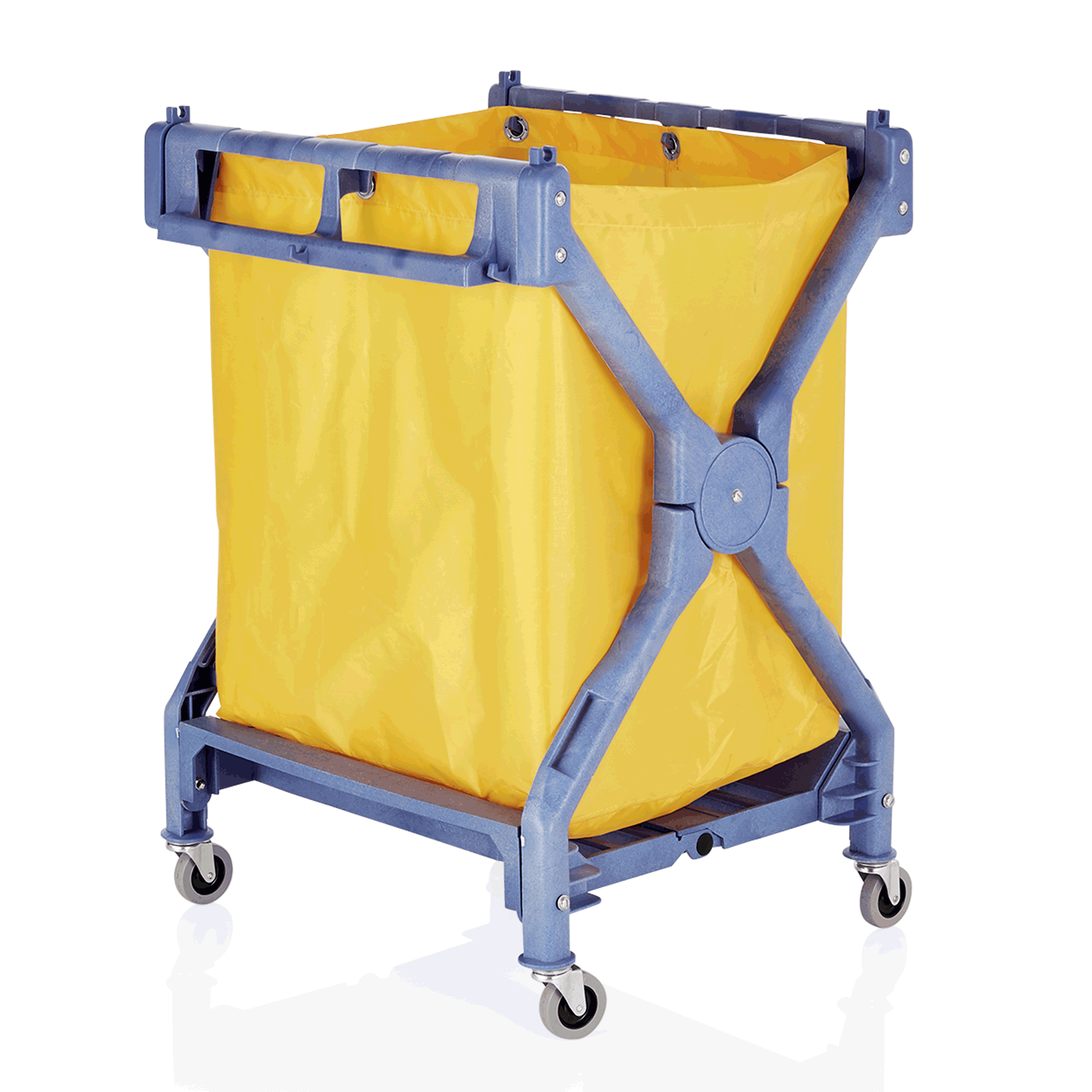 Wäschewagen, Kunststoff, blau