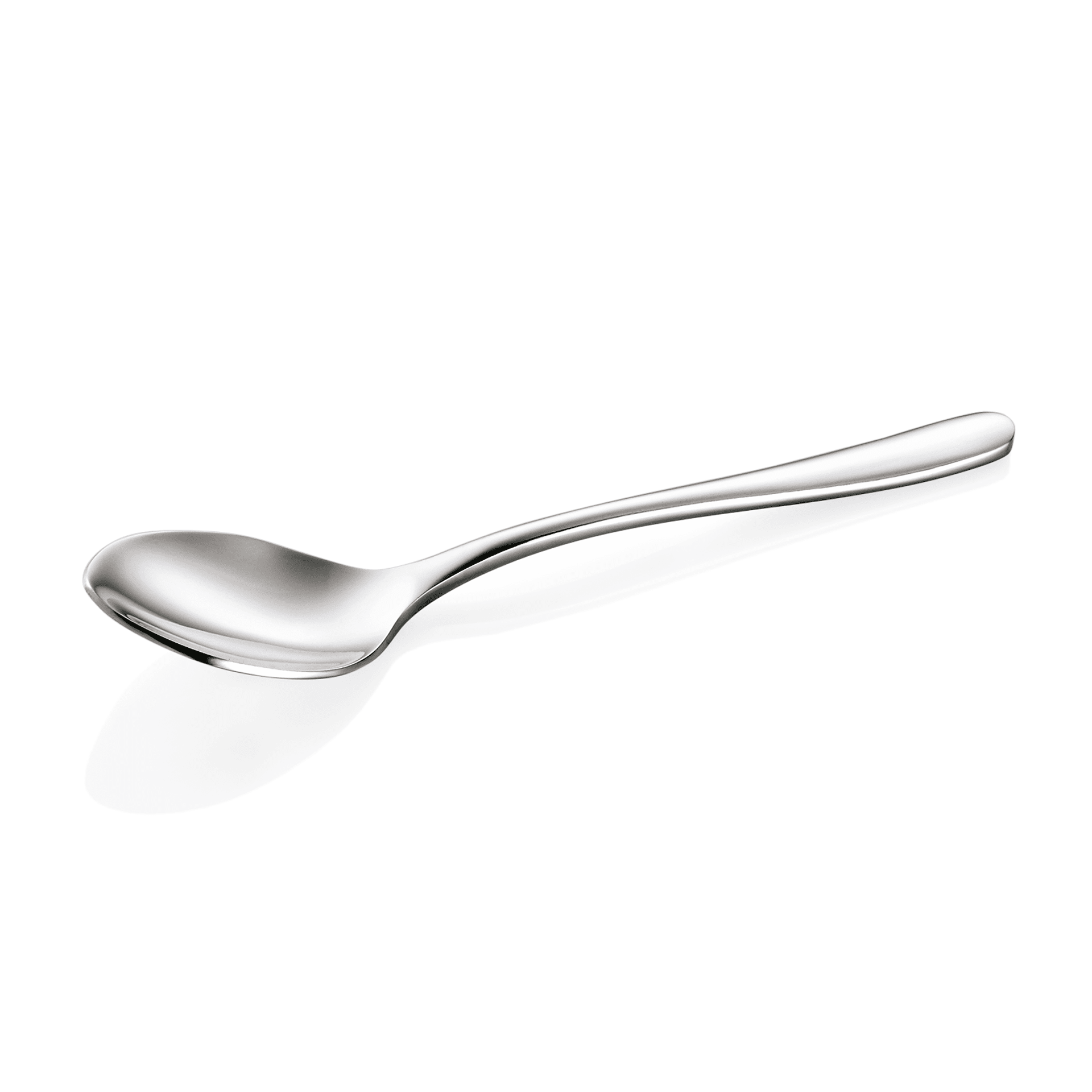 Kaffeelöffel, Chrom-Nickelstahl, hochglanzpoliert, Serie Liselle, Länge 138 mm, Stärke 4 mm, Gewicht