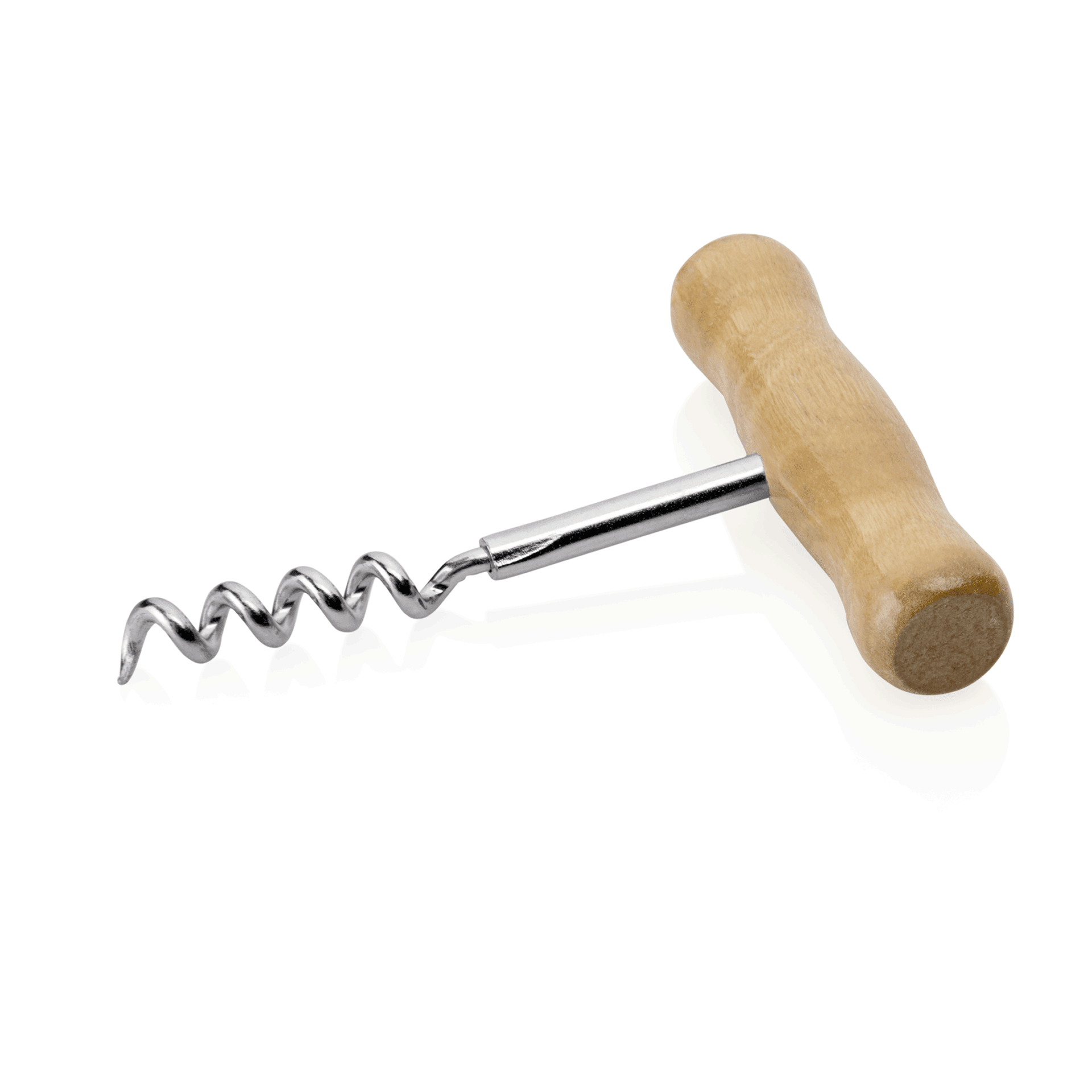 Korkenzieher, mit Holzgriff