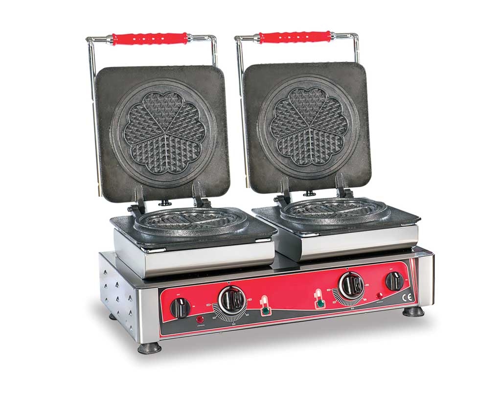 Herzwaffel Waffeleisen - 2 wechselbare Backplatten