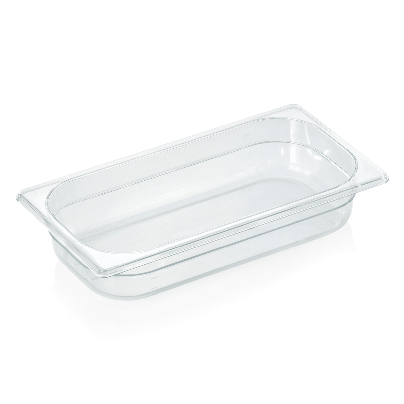 GN-Behälter, Kunststoff Polycarbonat, GN 1/3, 65 mm, 2,5 Liter