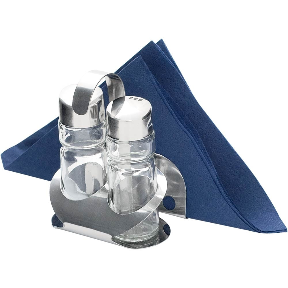 Menage, 2-teilig, Salz/Pfeffer, Karten-/ Serviettenhalter