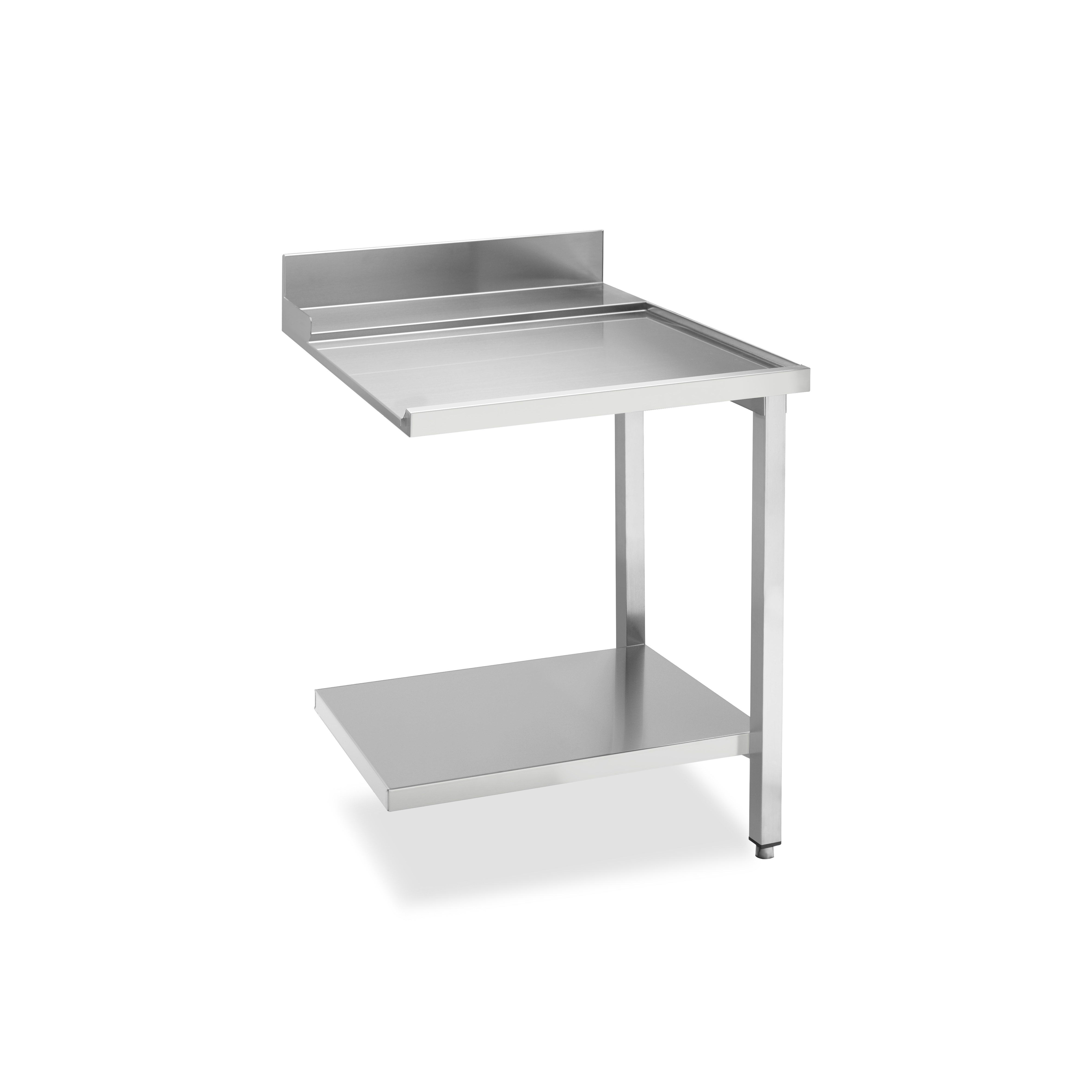 Ablauftisch mit Grundboden, Aufkantung hinten 100mm