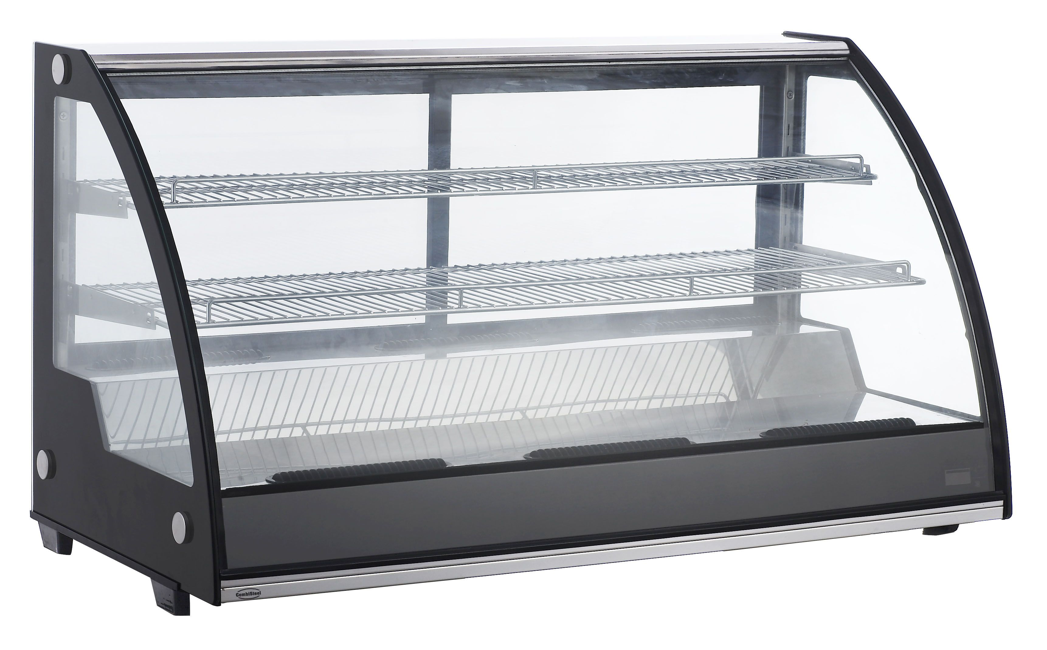 Kühlvitrine, 0 bis +12 °C, Nutzinhalt 201 Liter, Umluftkühlung, Tischgerät