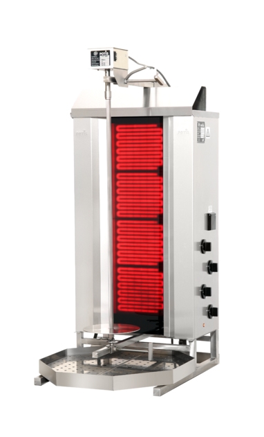 Elektro Gyrosgrill & Dönergrill, 50 kg Fleischkapazität