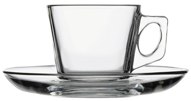Espressotasse aus Glas, 0,08 Liter, VPE 12 Stk.