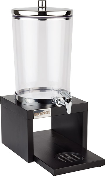Saftdispenser Wood, Wenge, mit 2 Kühlakkus, 4ltr.