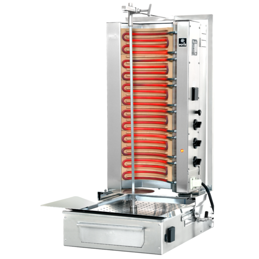 7,8 kW Elektro Gyrosgrill & Dönergrill, 50 kg Fleischkapzität