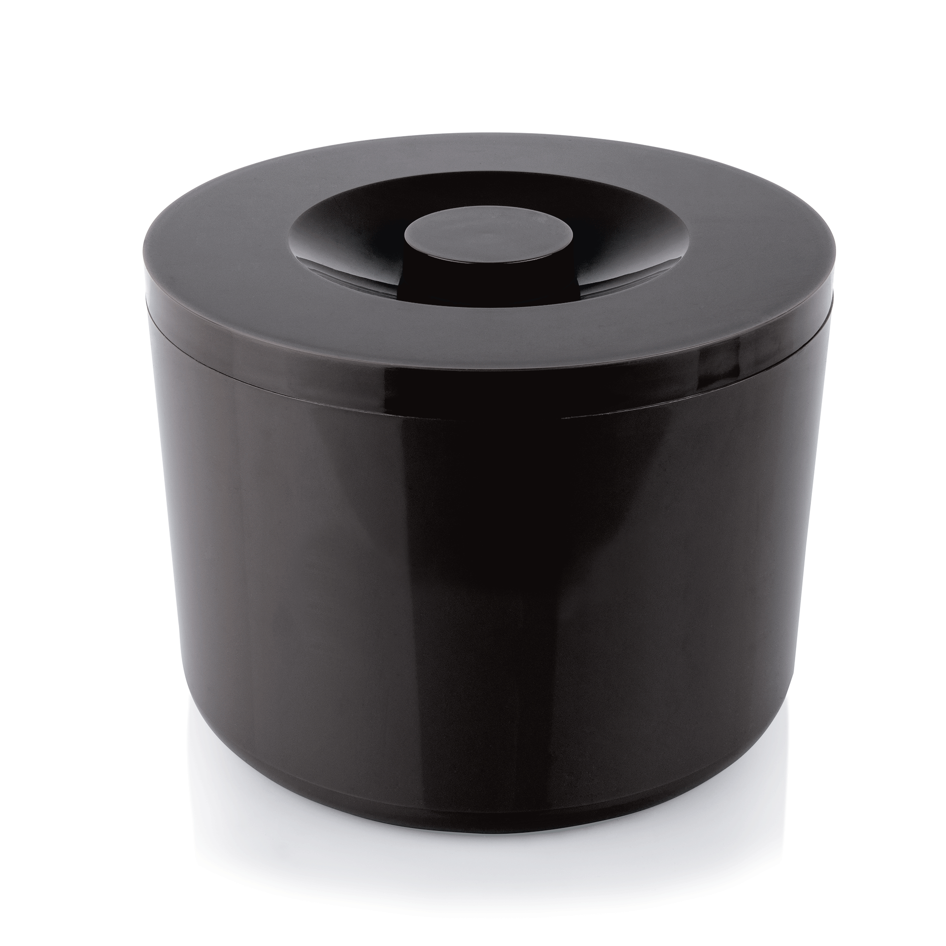 Eiseimer, 10 ltr., doppelwandig, schwarz,