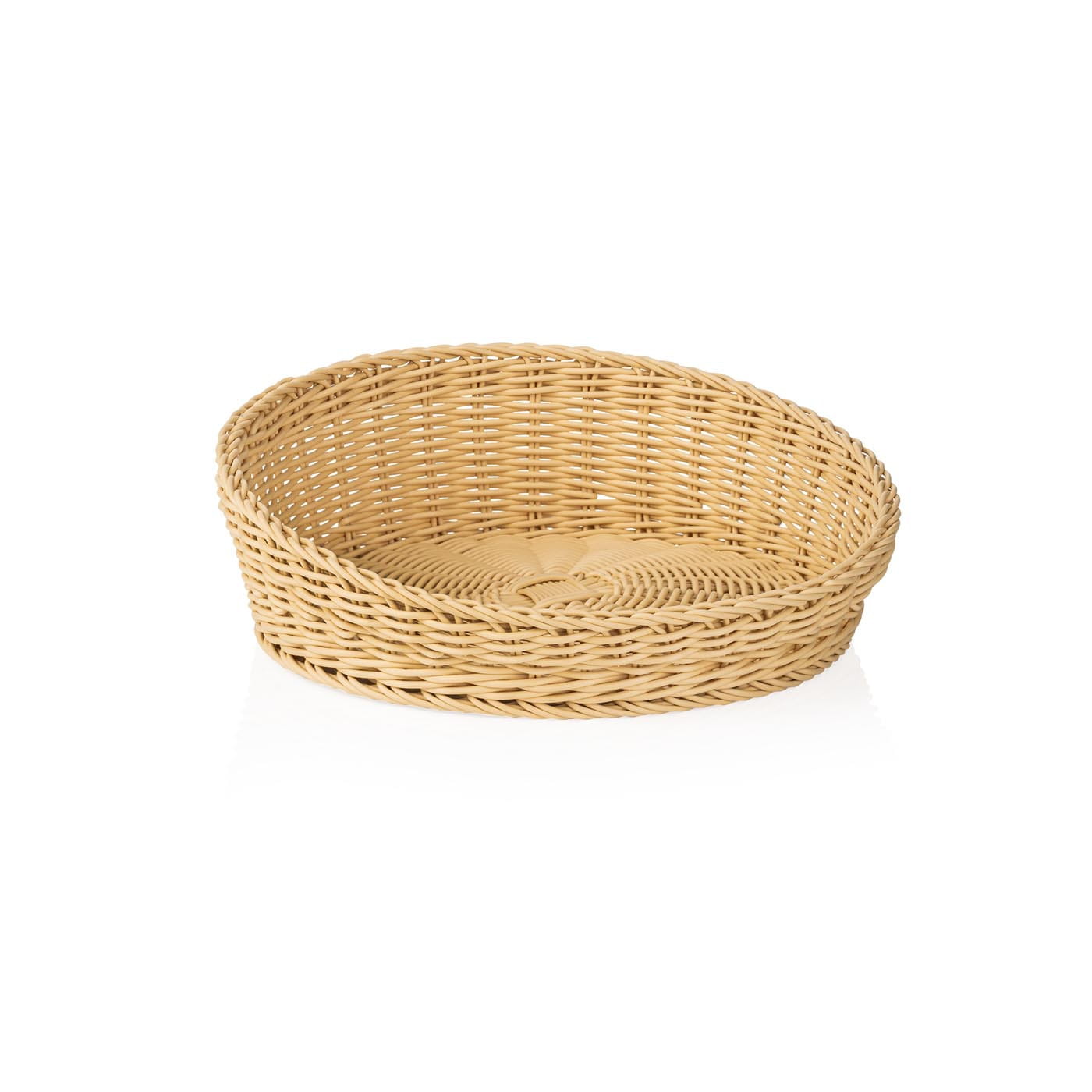 Buffetkorb, stapelbar, spülmaschinenfest, BPA-frei, Ø 370 x 120 / 60 mm, beige