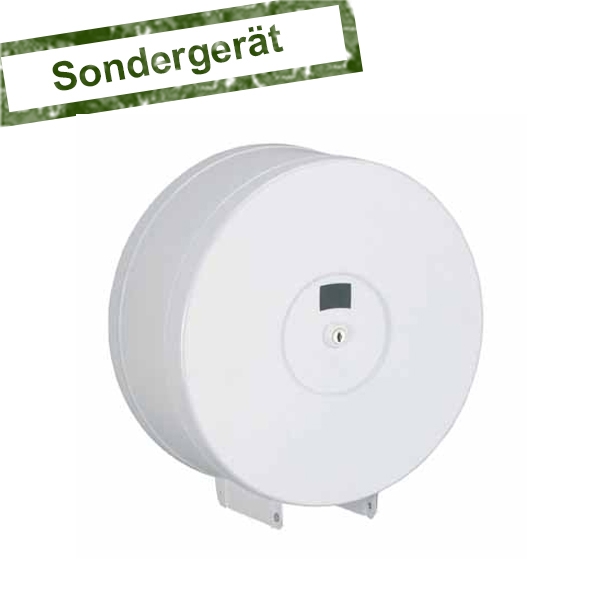 Toiletten-Papierspender, Rund, Weiß