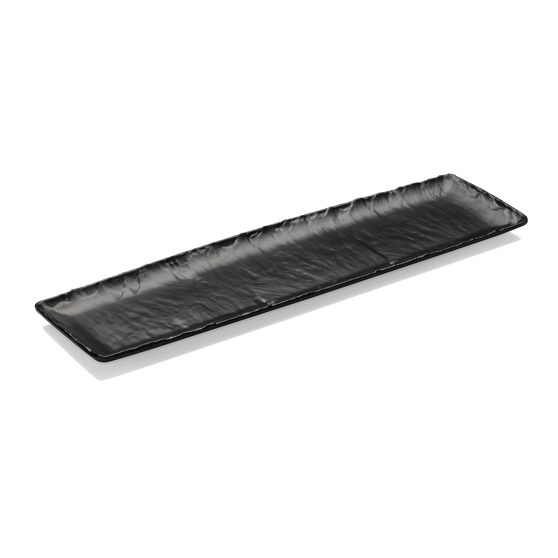 "Q Squared" Buffetplatte, GN 2/4, schwarz, Melamin