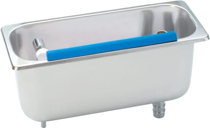 Edelstahl-Einbau-Portioniererspüle mit regelbarem Wasserdurchlauf