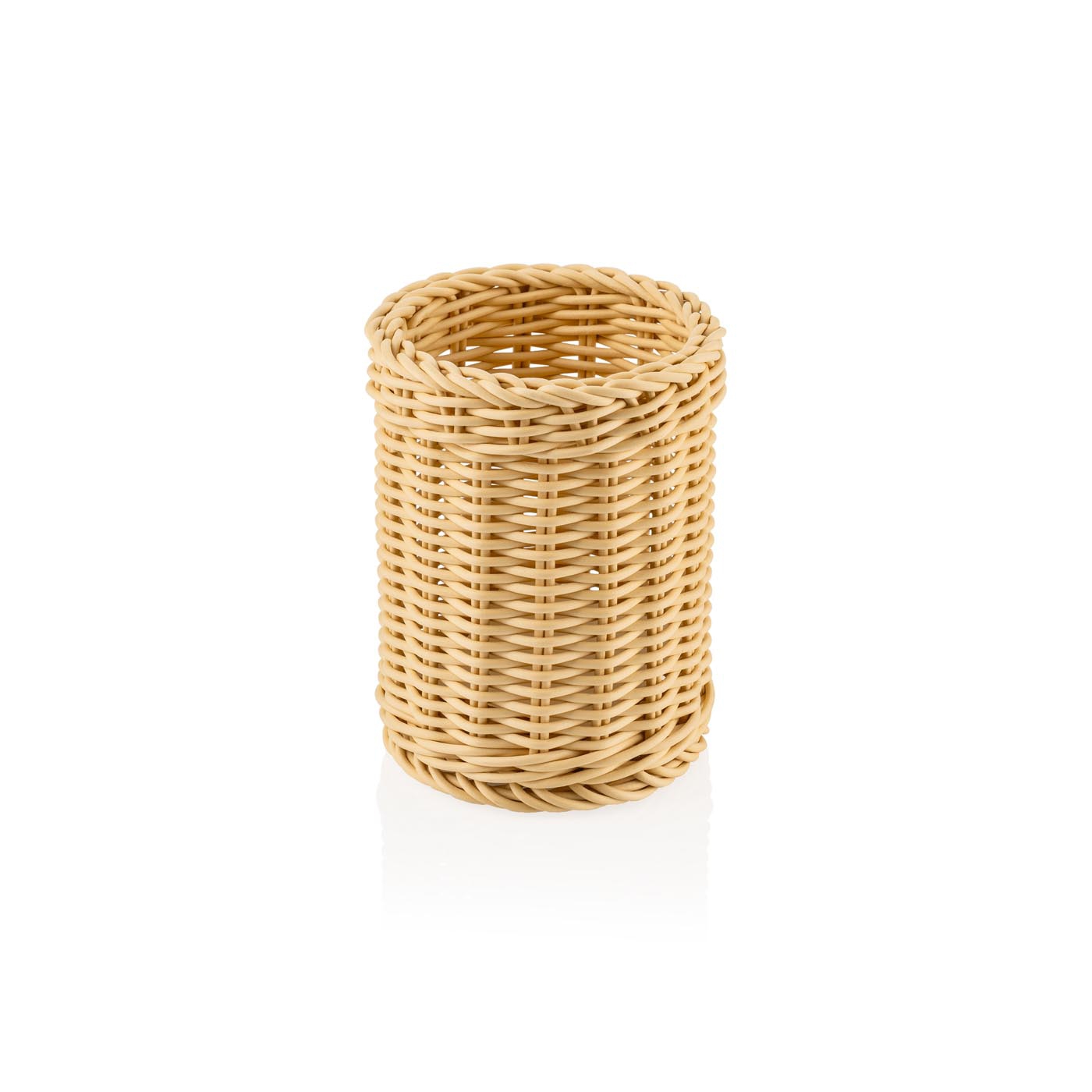 Besteckkorb, spülmaschinenfest, BPA-frei, Ø 120 x H 150 mm, beige