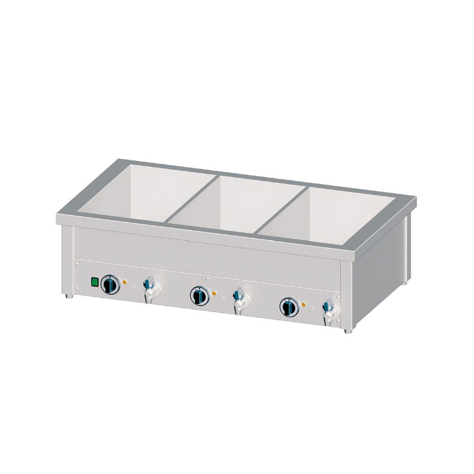 Bain-Marie Tischgerät mit getrennt regelbarem Becken, GN 3/1