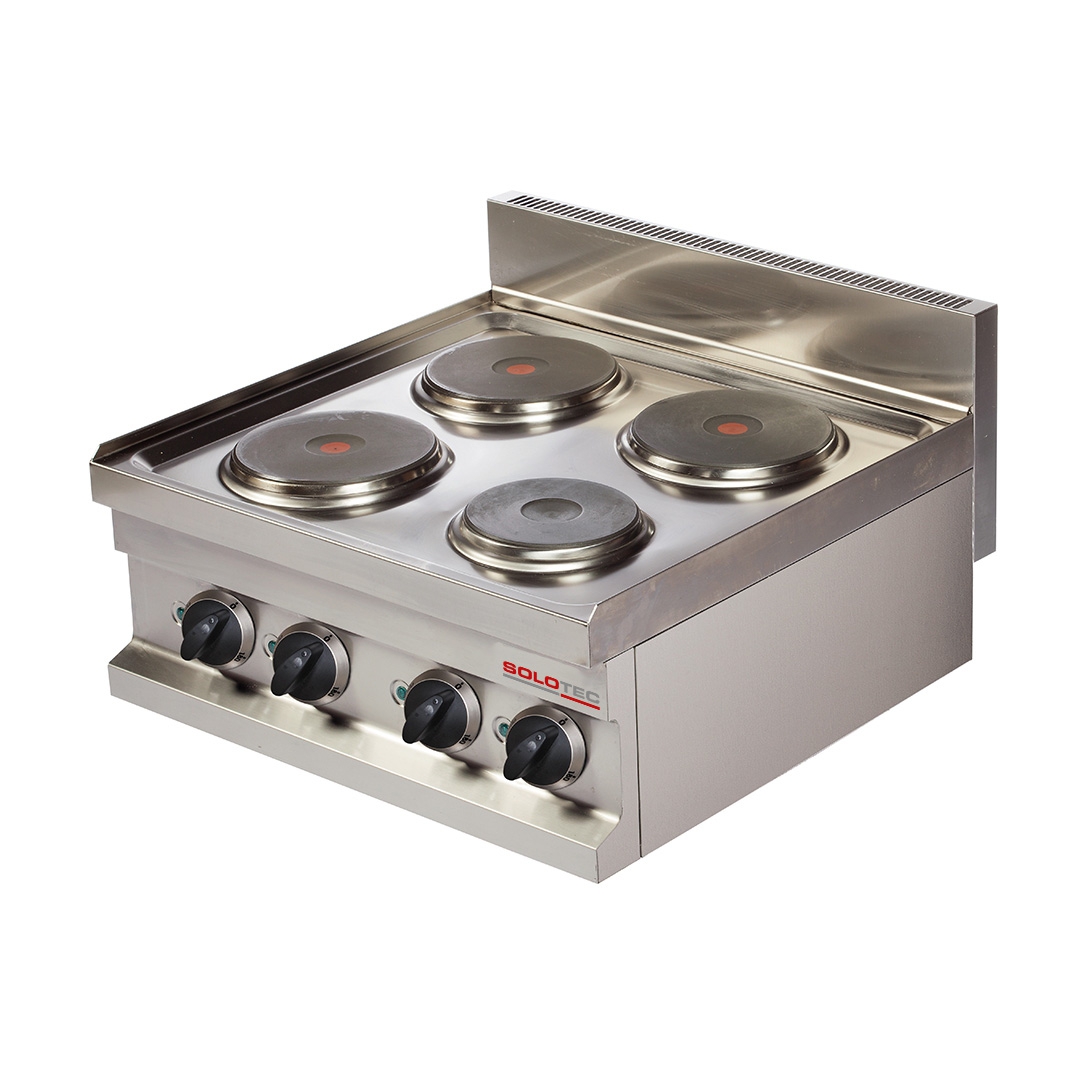 4 Platten Elektroherd, Geräteoberteil - SOLOTEC 600