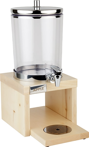 Saftdispenser Wood, Ahorn, mit 2 Kühlakkus, 4ltr.