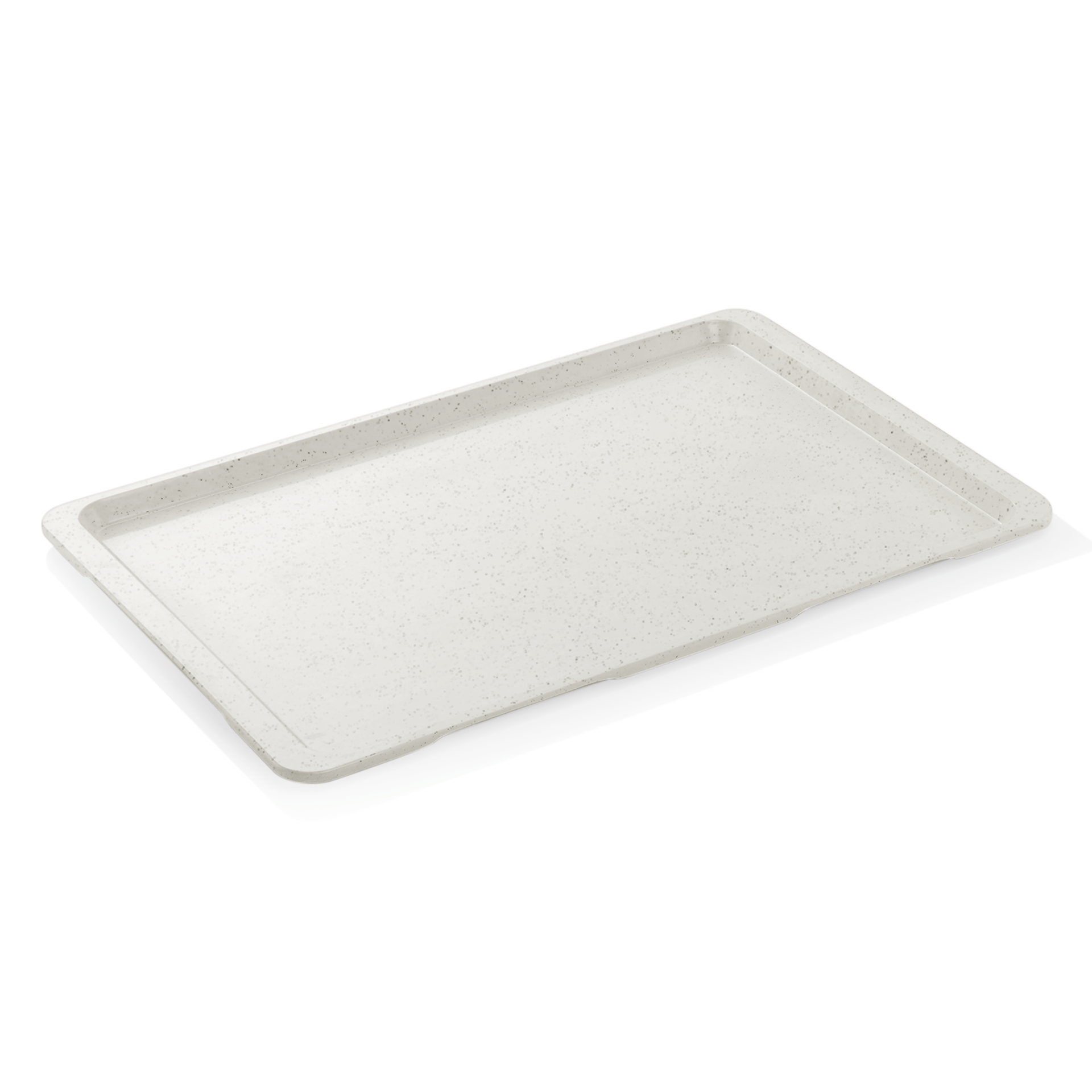 Euronormtablett, 53 x 37 cm, granitgrau, Polyester