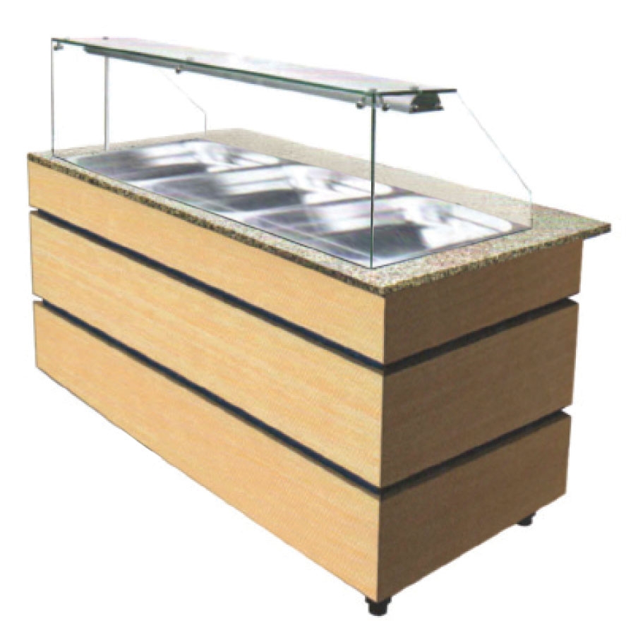 Counterausgabe warm 3/1 GN, +30 / +90°C
