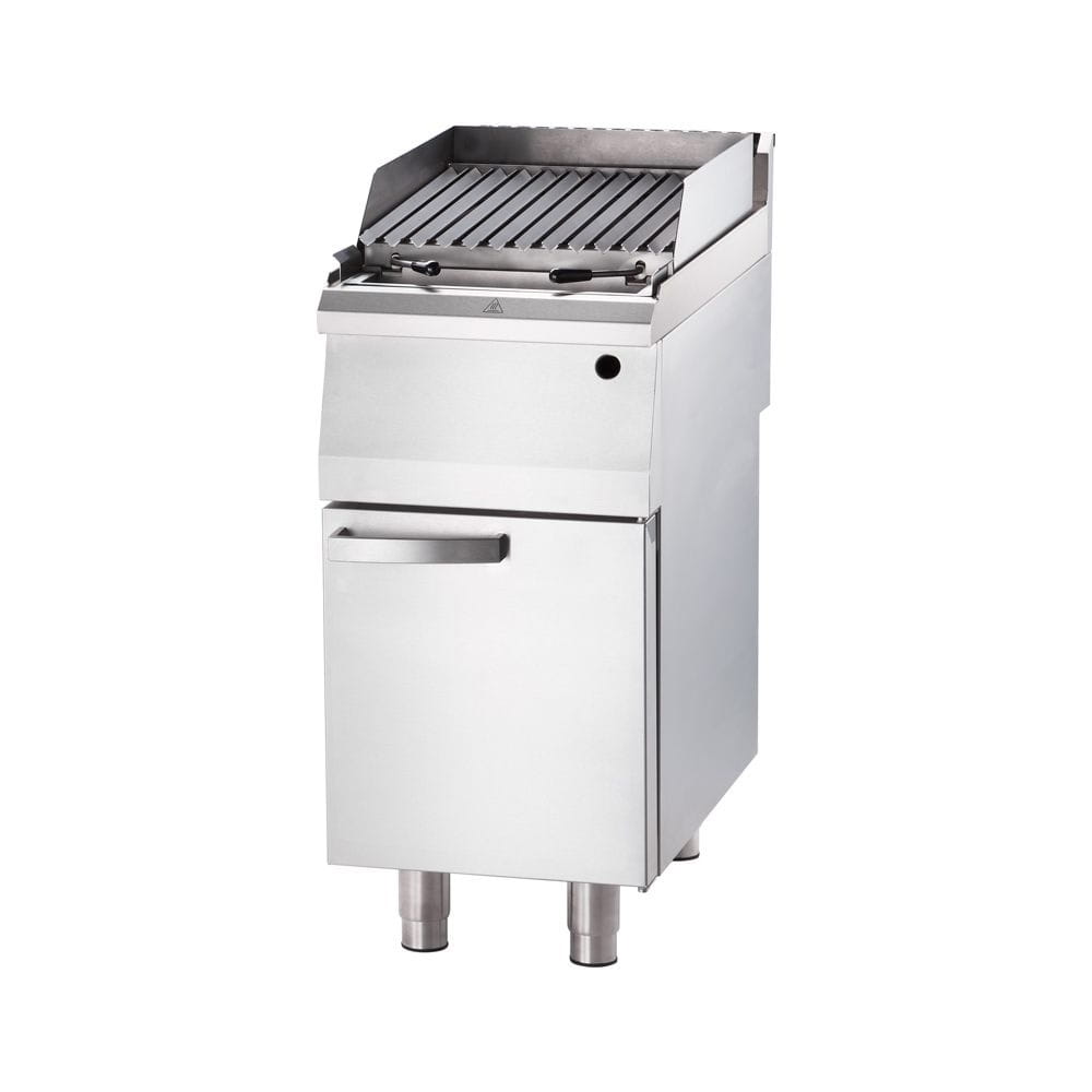 Gas-Lavastein-Grill, mit S-Rost