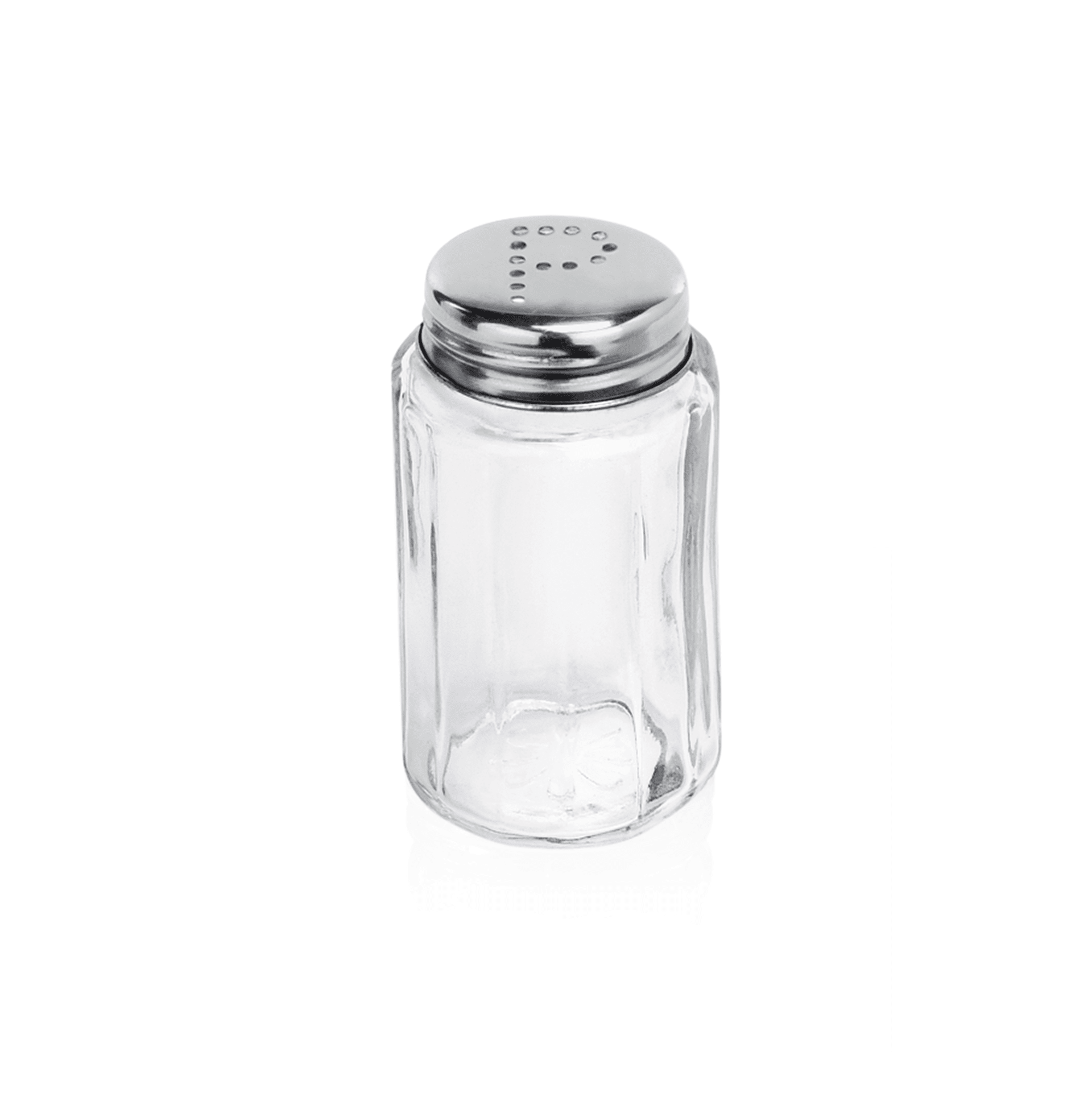 Pfefferstreuer, Glas, gerade Form