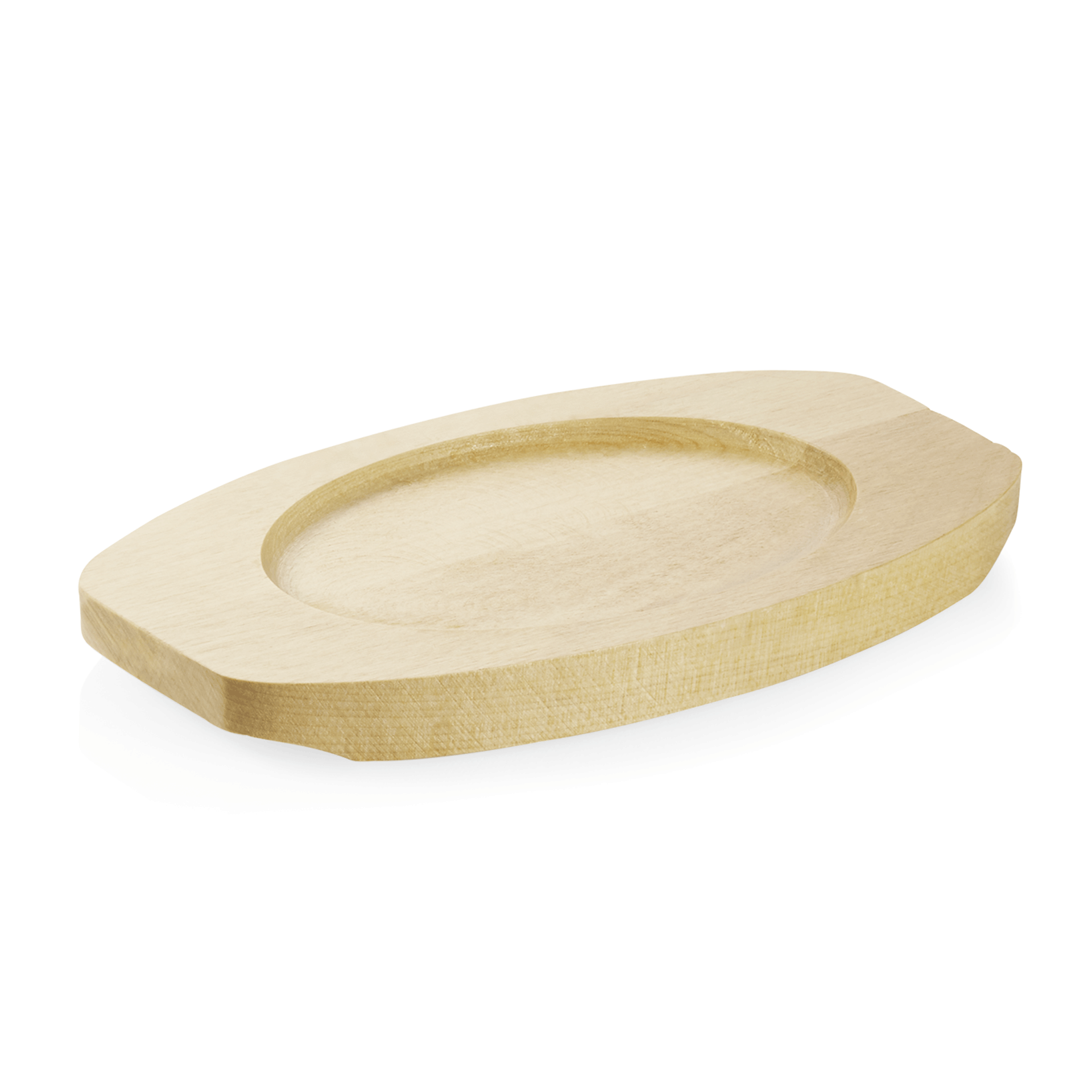 Holzuntersetzer für Mini Cocotte, 120 x 90 mm