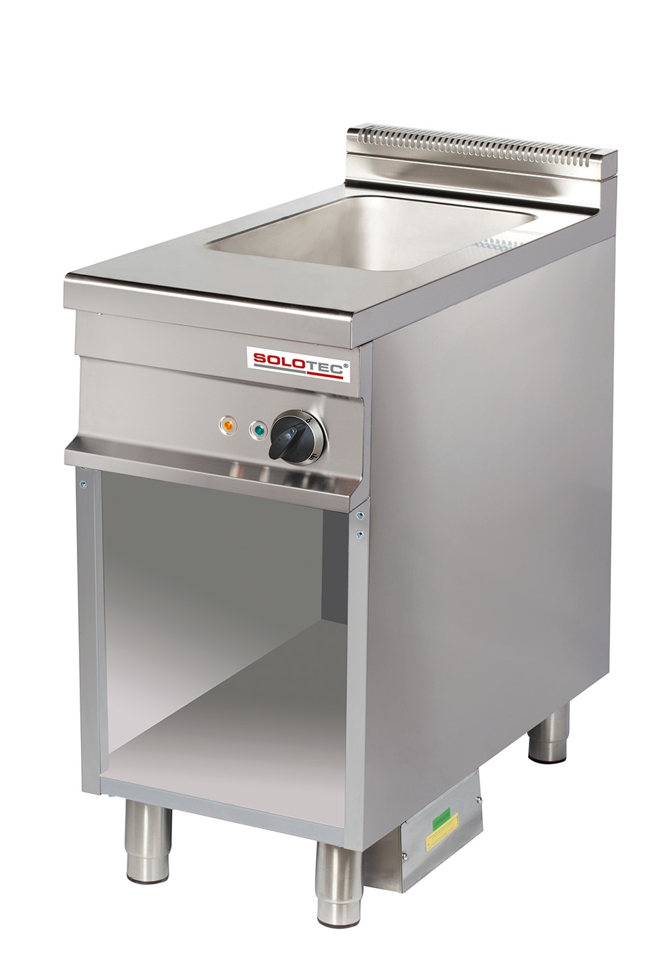 Elektro-Bain Marie 1/1 GN, mit offenem Unterbau - SOLOTEC 900