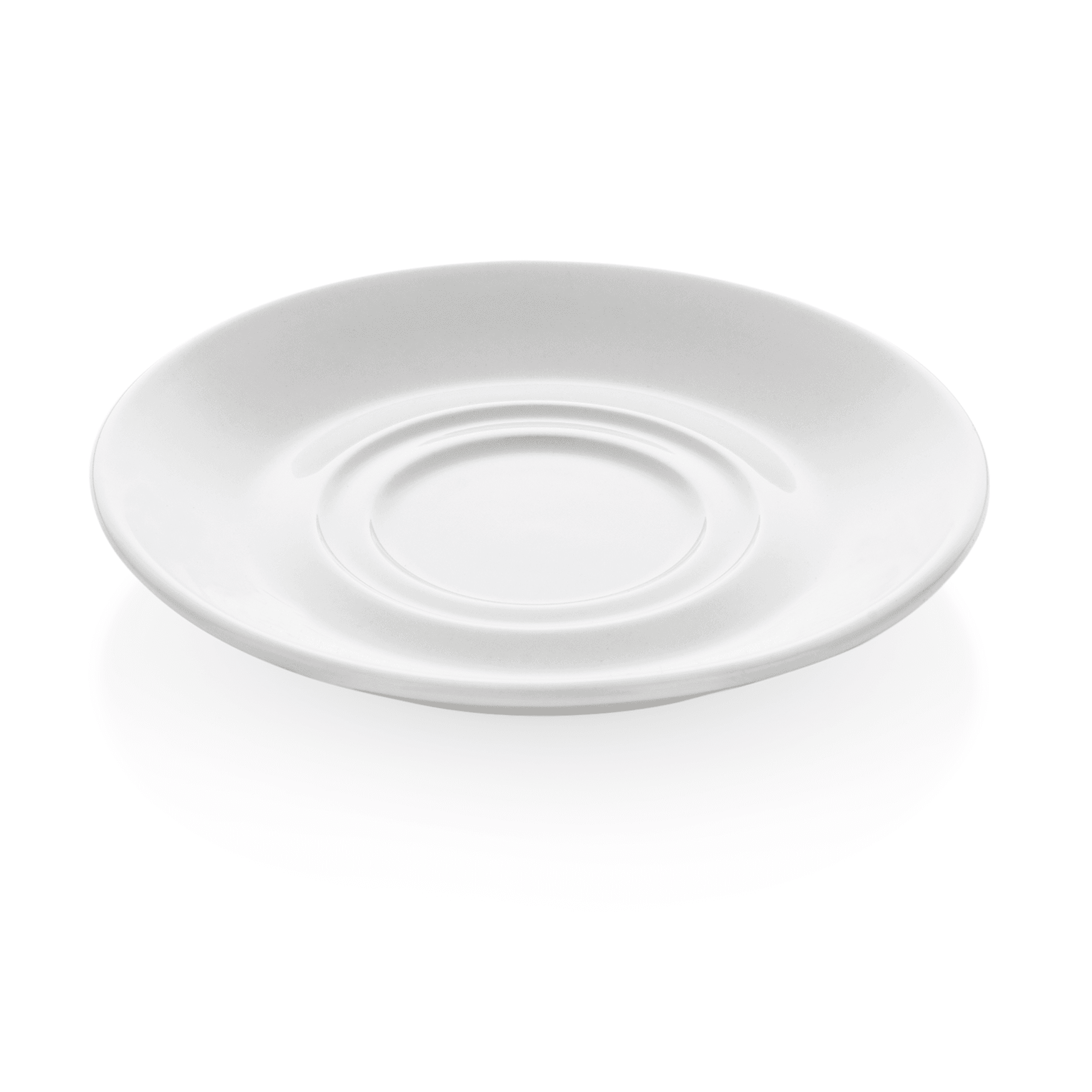 Untertasse mit doppeltem Spiegel für 4866 018, Ø Spiegel 5/7 cm - Ø 14,5 cm - Porzellan