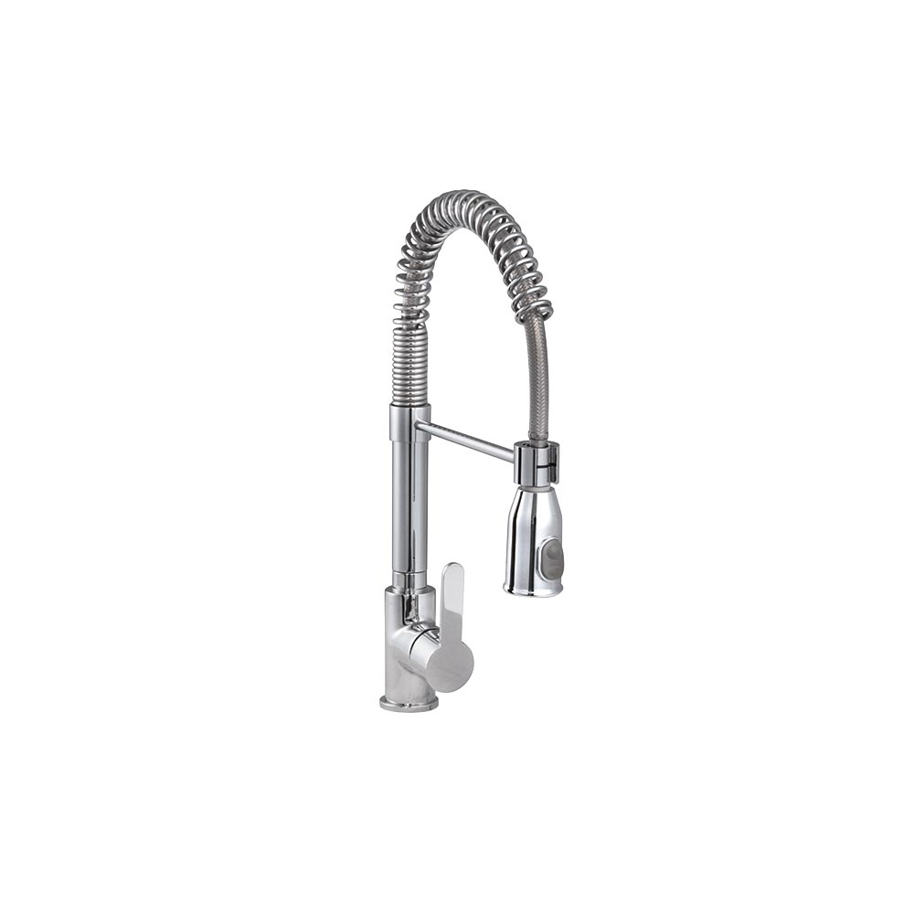 Einloch-Mischbatterie mit flexiblem Hals und Waschbrause