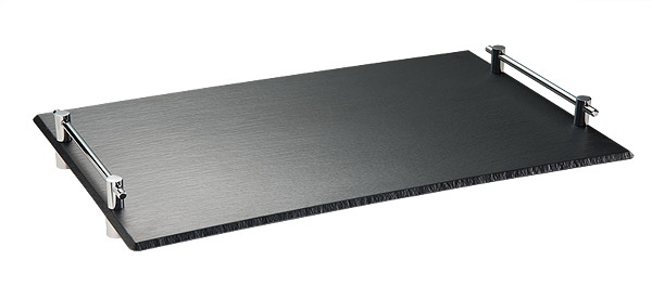 Platte "Slate Hochstapler", Melamin, schwarz, GN 1/1