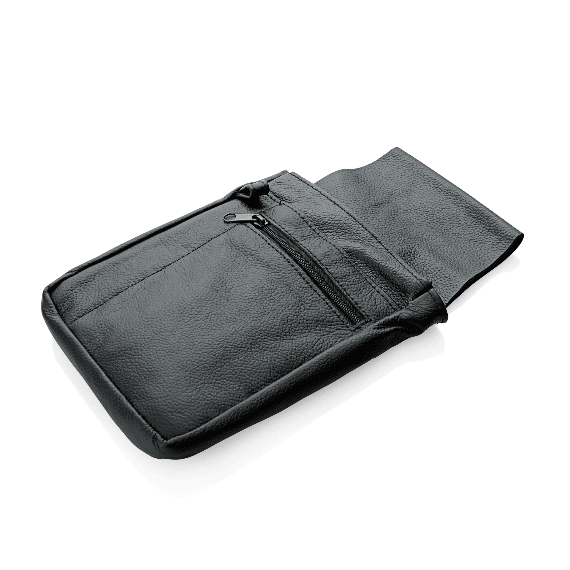 Revolvertasche, Nappa-Rindleder, schwarz