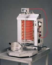 Effizienter Elektro Gyrosgrill - 15 kg Fleischkapazität, 3,9 kW Leistung