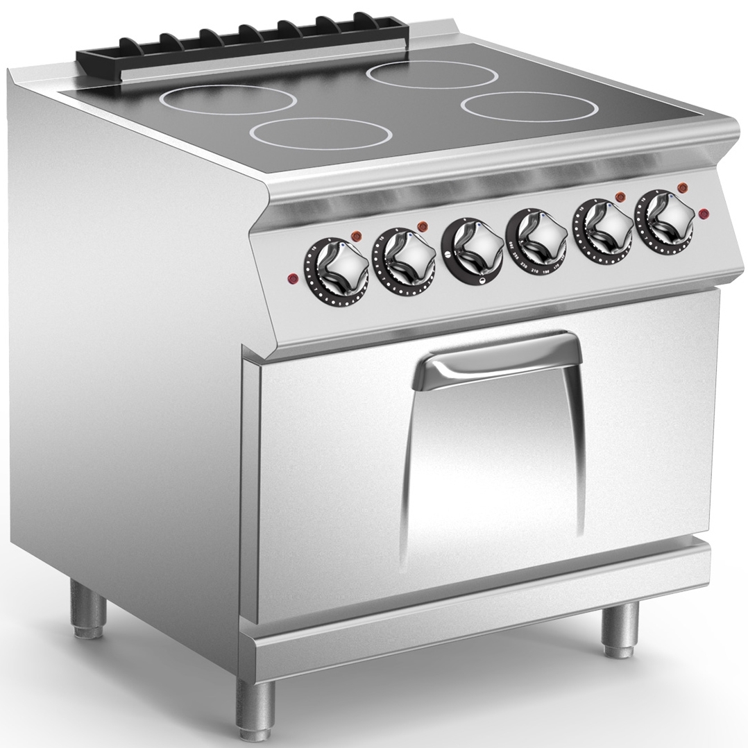 STOCK Elektro-Ceranfeld mit Elektro-Backofen GN2/1