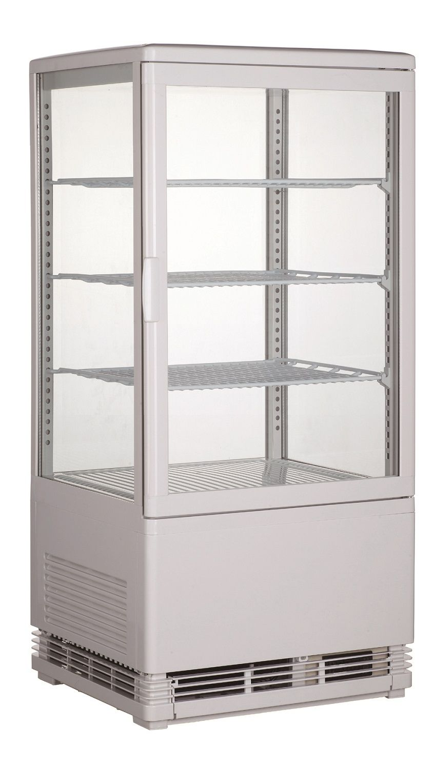 Kühlvitrine, 0 bis +12 °C, 68 Liter, Tischgerät, weiß