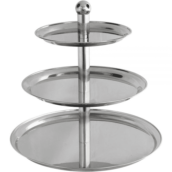 Etagere mit Kugelgriff, 3-stufig