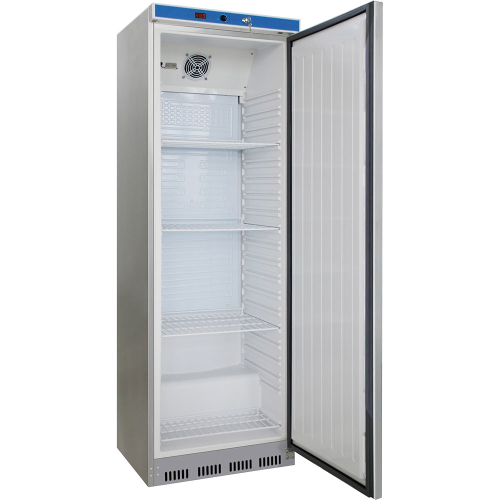 Tiefkühlschrank, Edelstahl, 361 Liter