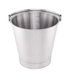 Edelstahleimer, 12 ltr.