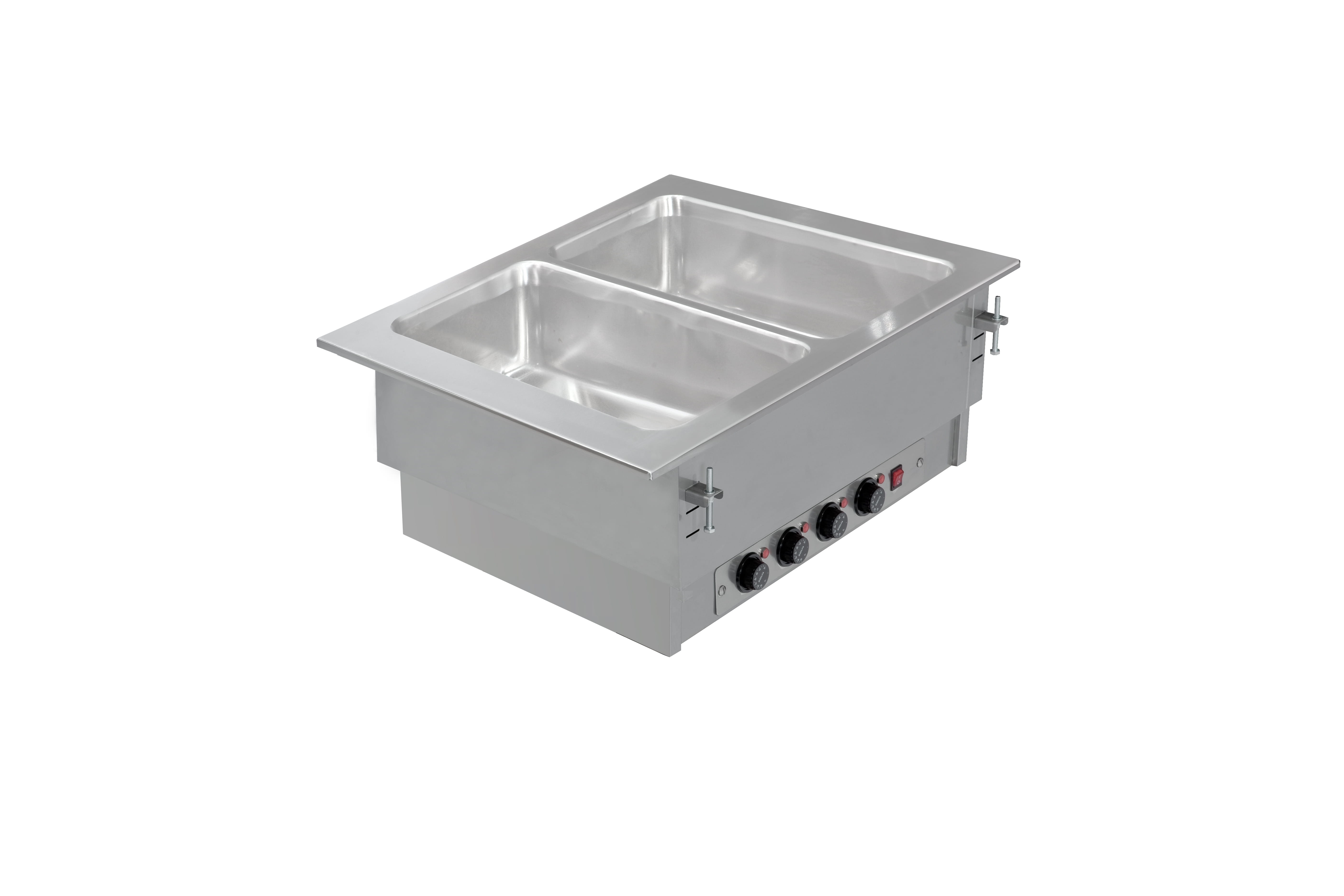 Einbau Bain Marie, 2x 1/1 GN - 15 cm