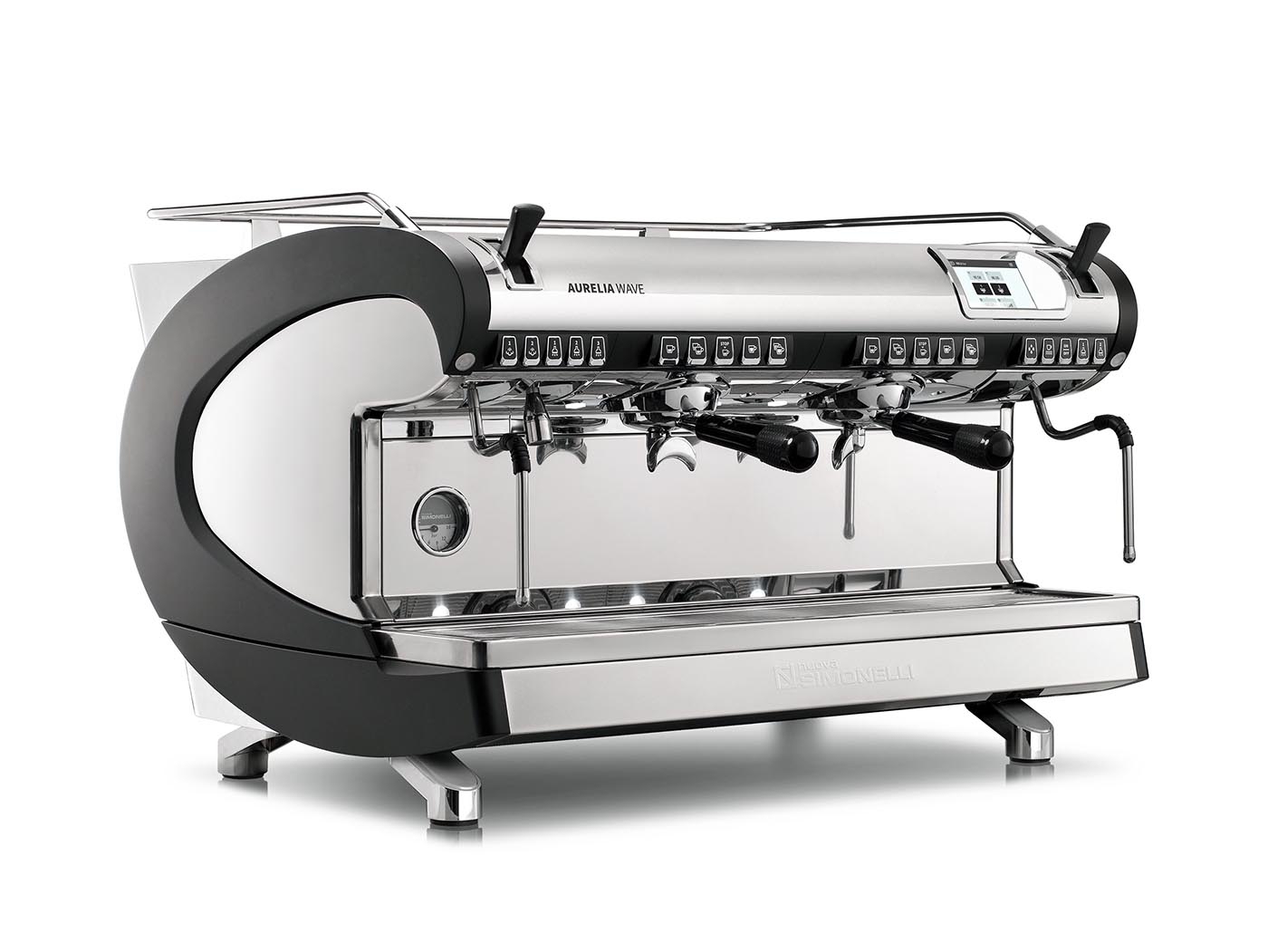 Siebträger Espressomaschine Aurelia Wave Digit 2 Gruppig volumetrische Dosierung