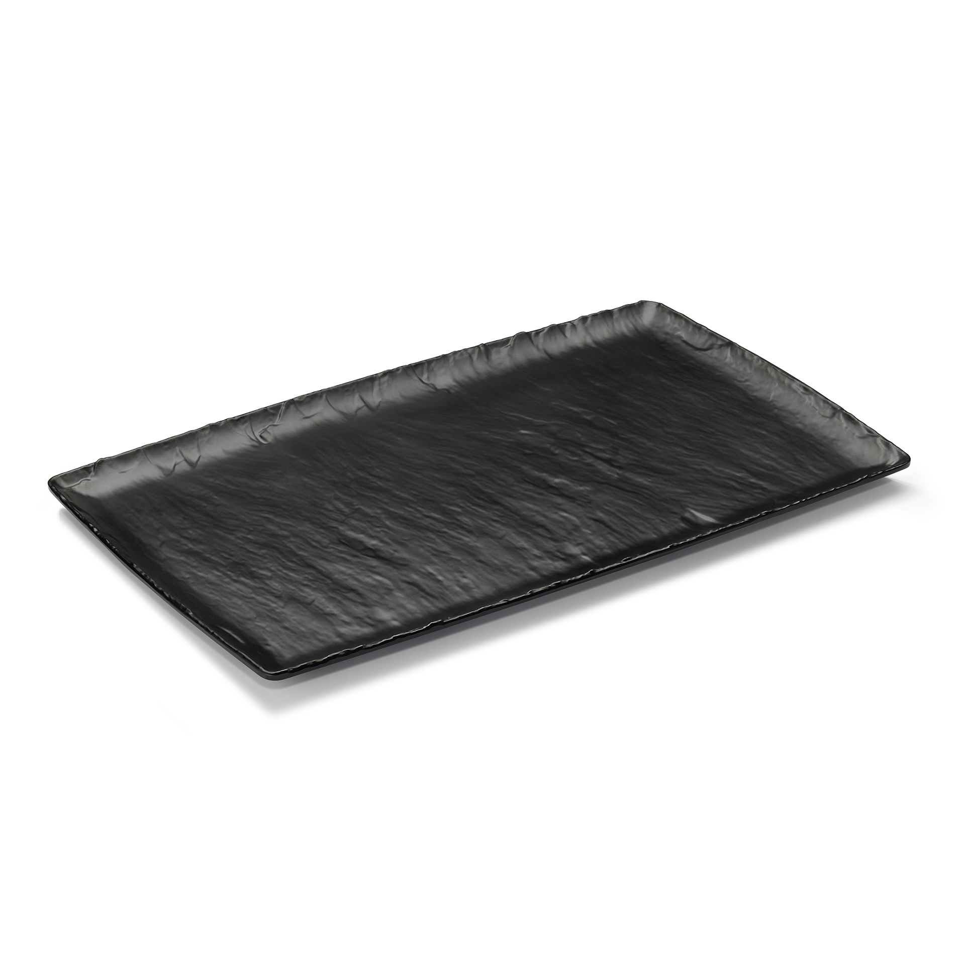 "Q Squared" Buffetplatte, GN 1/1, schwarz, Melamin