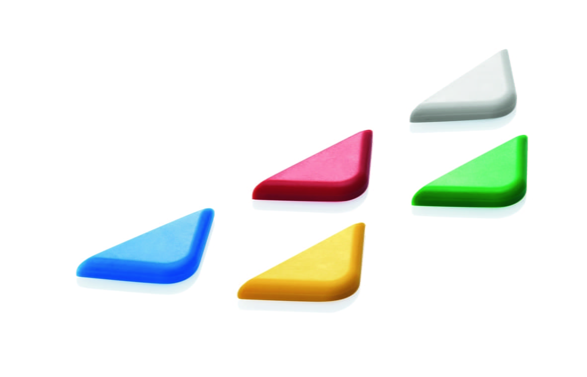 Code-Clip,für GN-Behälter PP transparent, gelb