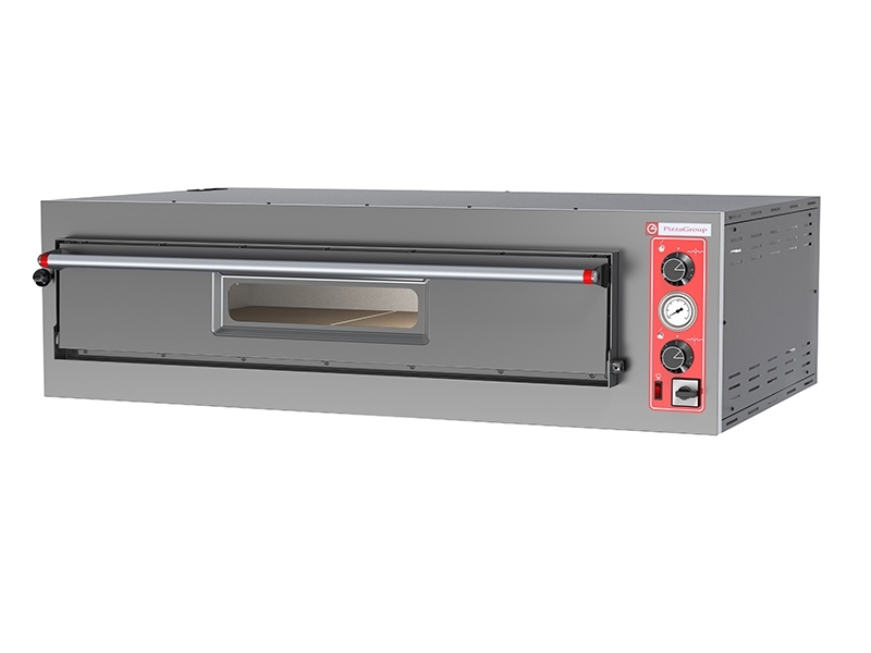 Elektro Pizzaofen, 1 Kammer, Pizzen 6x Ø 33 cm, 1340 x 920 x 380 mm