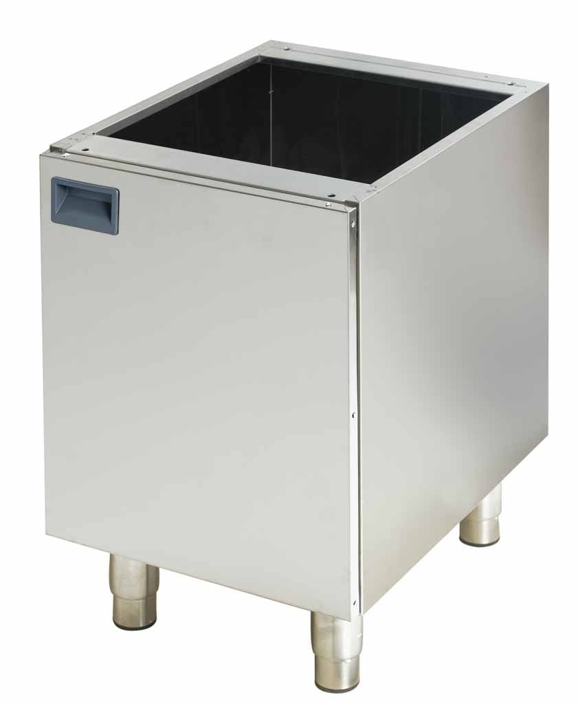 Unterbau, geschlossen, mit 1 Flügeltür - SOLOTEC 600