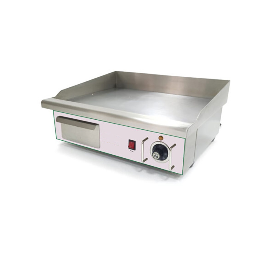 Bratplatte, elektrisch, 3,0 kW, Bratfläche 552 x 366 mm, glatt, bis 300 °C