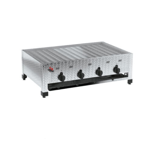 Gastro Gasgrill, 16,0 kW, Tischgerät, 4 Zonen