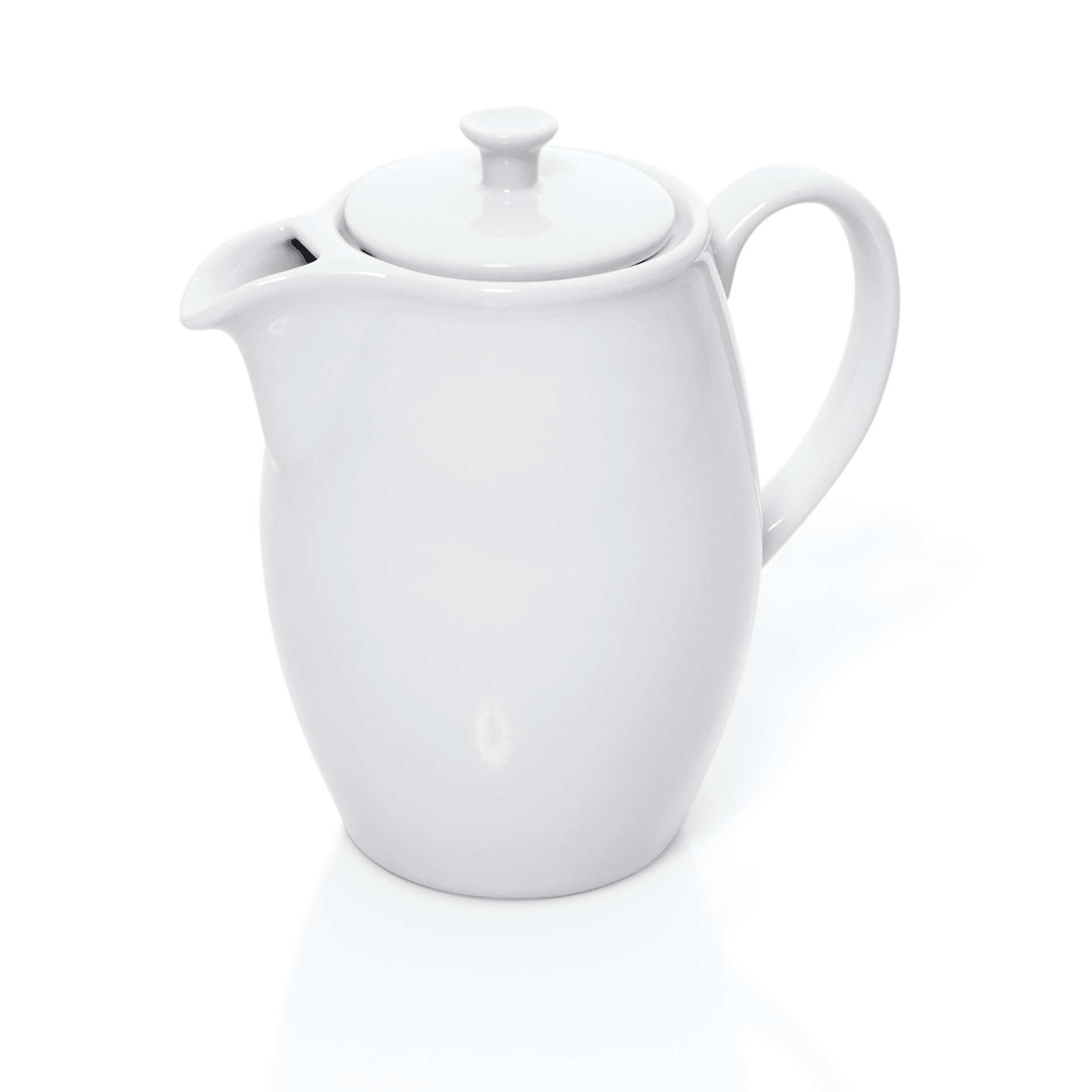 Kaffeekanne, mit Deckel, Porzellan, 0,6 ltr.