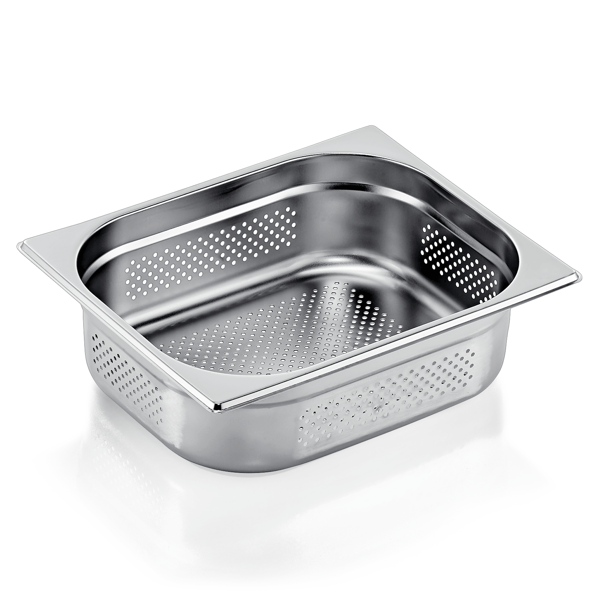 GN Behälter, Edelstahl, Boden & Seiten gelocht, GN 1/2, 100 mm, ECO Line