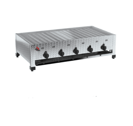Gastro Gasgrill, 20,0 kW, Tischgerät, 5 Zonen