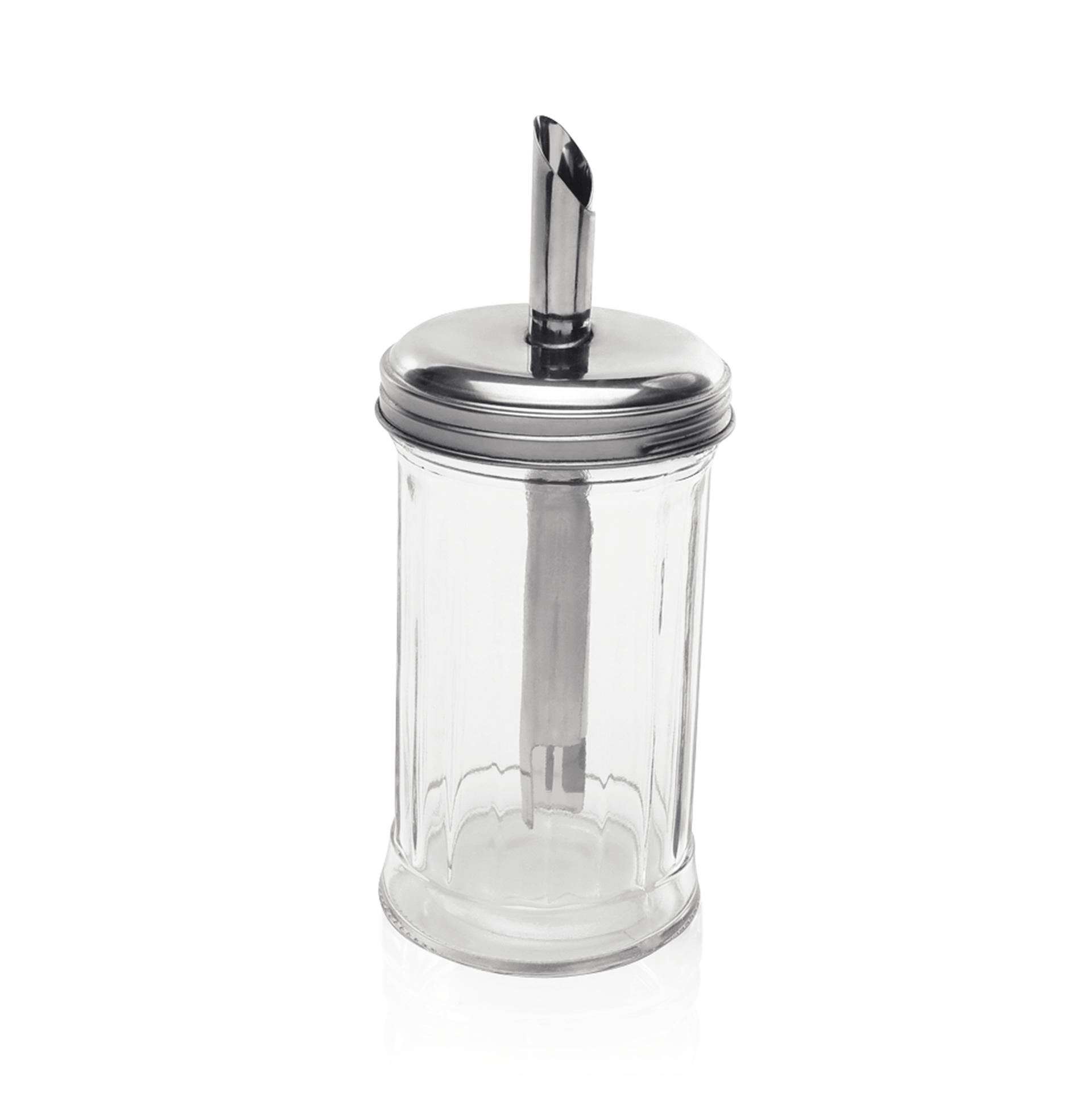 Zuckerstreuer, Glas, Ø 75 mm, Höhe 170 mm, Inh. 0,3 ltr.