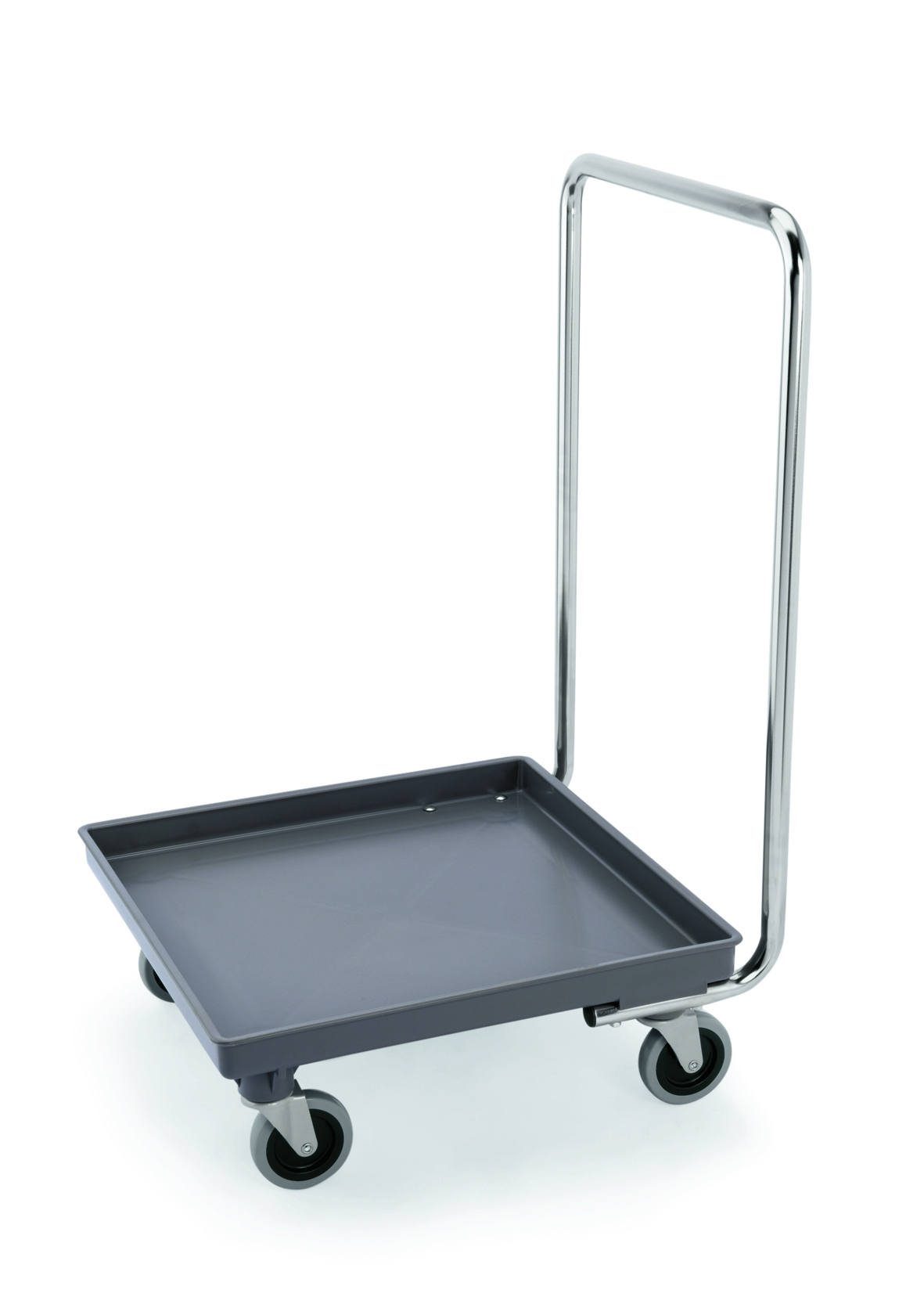 Transportwagen, für Spülkörbe bis 500 x 500 mm, robuste Ausführung, mit Fahrgriff
